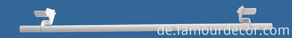 Beautiful Snow White Curtain Rod Coffee Rod